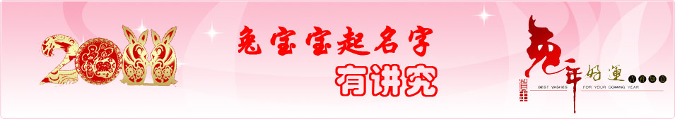 2011兔宝宝起名