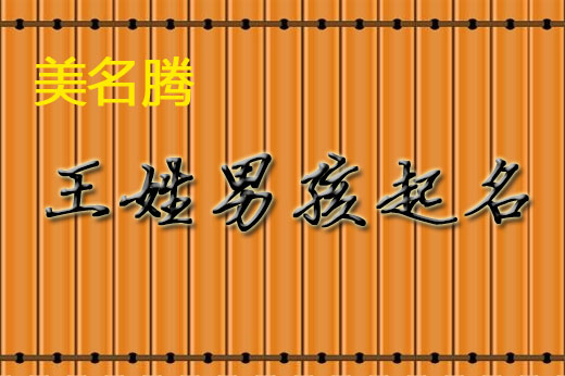 牛年王姓男孩/男宝宝起名名字大全